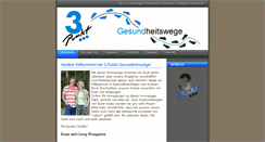 Desktop Screenshot of 3-punkt-gesund.de