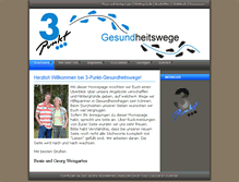 Tablet Screenshot of 3-punkt-gesund.de
